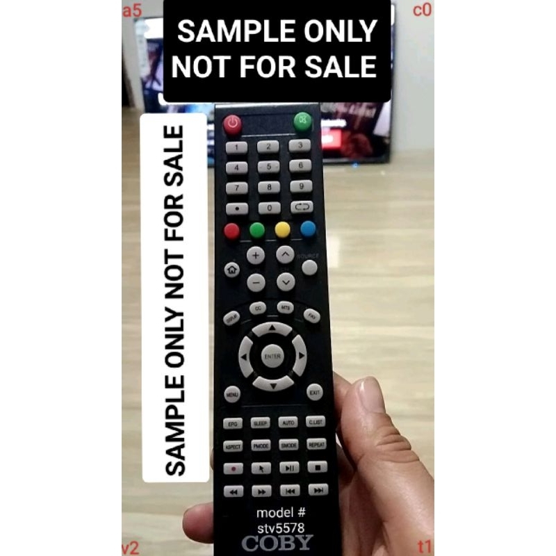 coby smart tv remote model STV5578(universal)100 na gagana sa tv mo