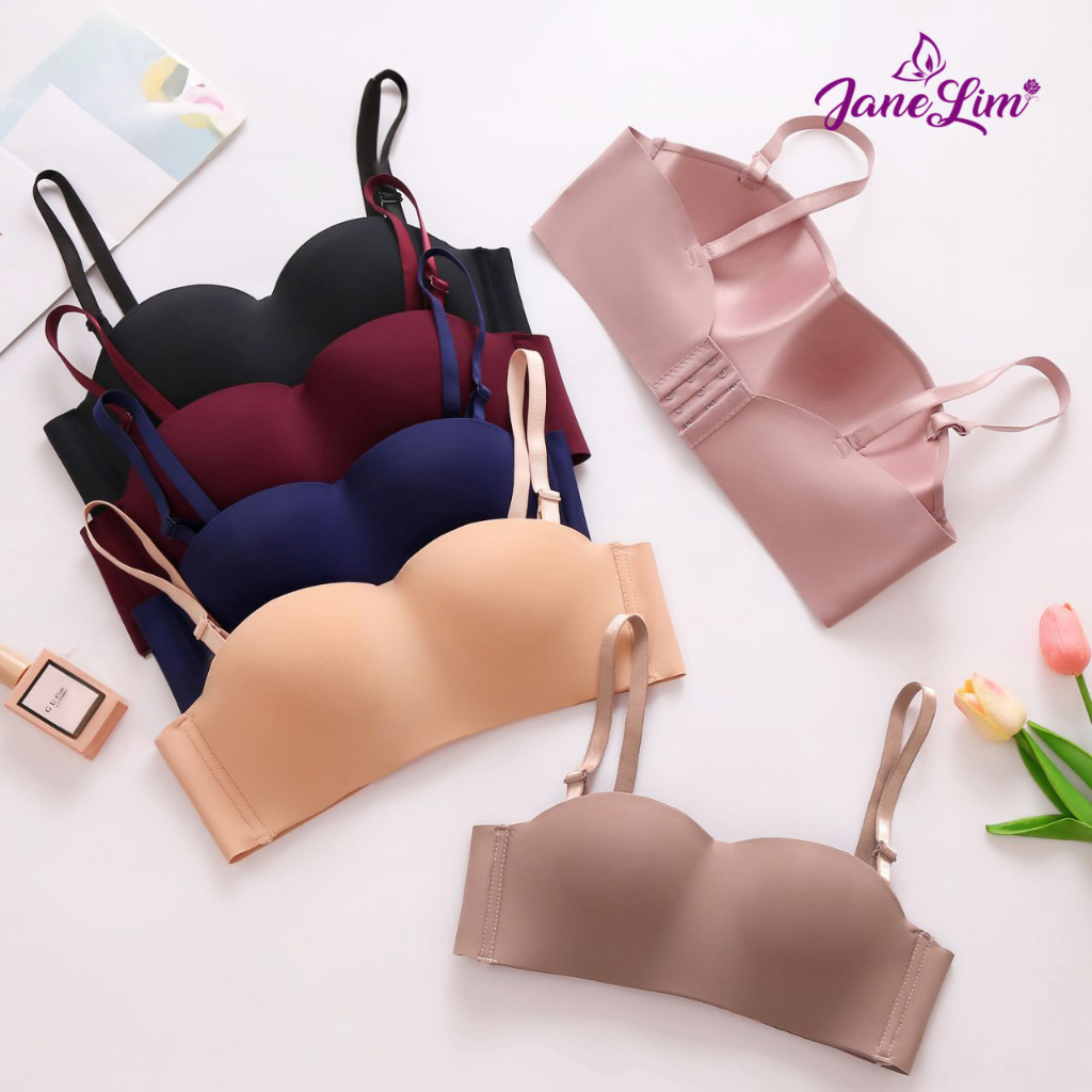 Janelim™ Ladies Non Wired Cami Bra Minimizer Bra cup A/B A607 Shopee