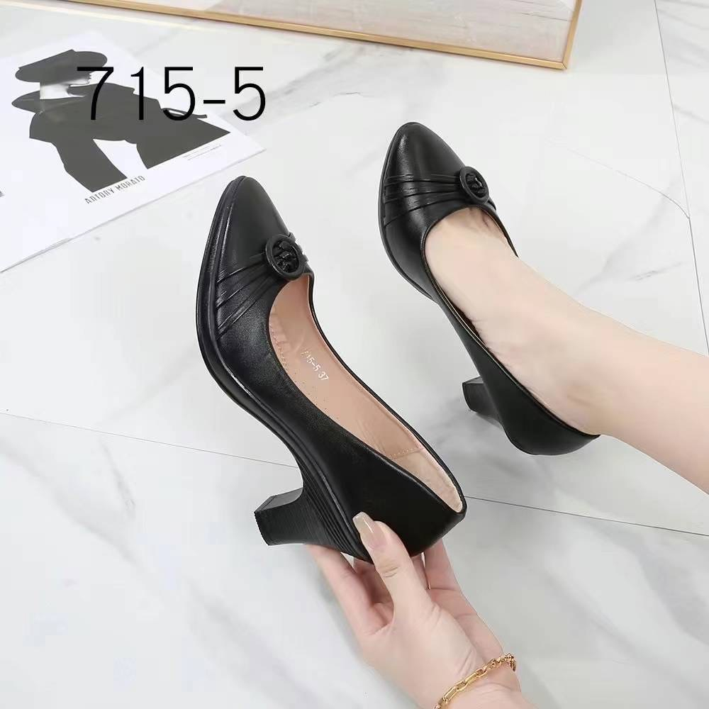 New Fashion School Shoes for Kids Glossy Black Shoes plain with Heels and Medium heel 35 40 Shopee Philippines