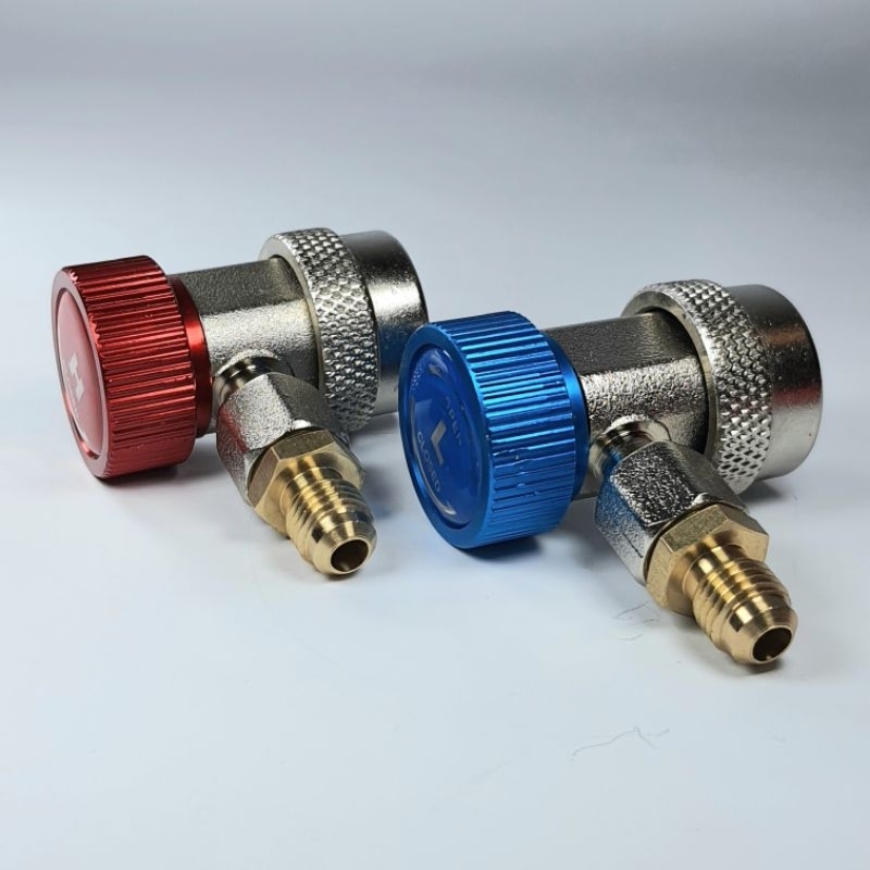 Car Aircon R134a Adaptor Quick Coupler (Angled Type) Shopee Philippines