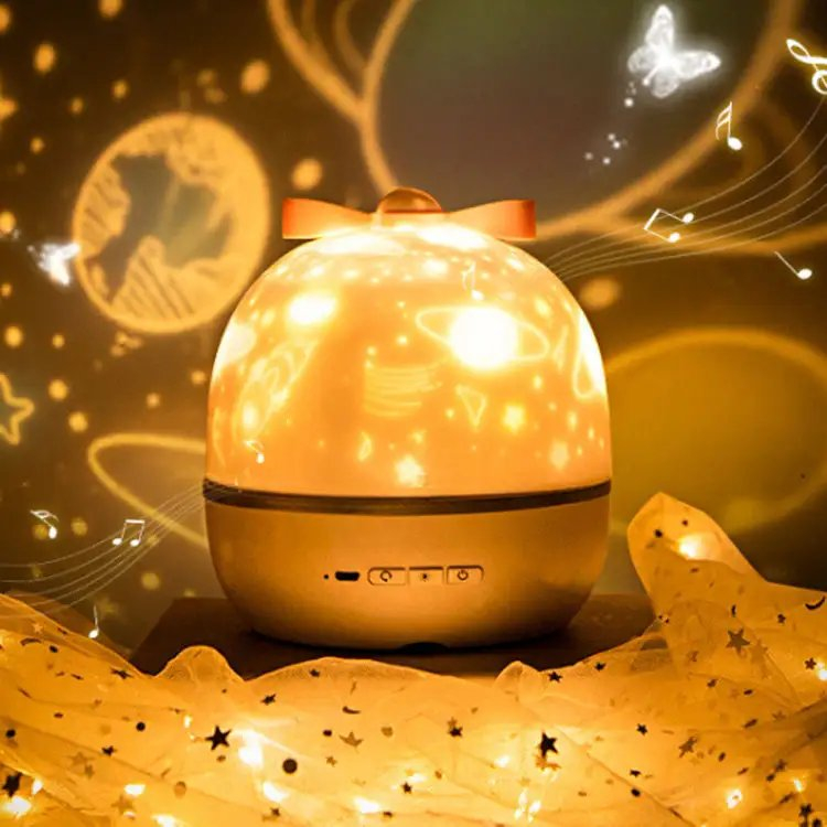 Breezessential LED Star Projector Early Education Toy Bedside Lamp ...