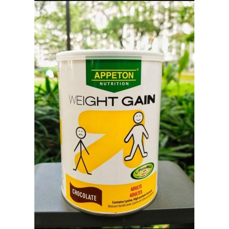 APPETON WEIGHT GAIN JR. & ADULT Choco/Vanilla Flavor w/ Freebies