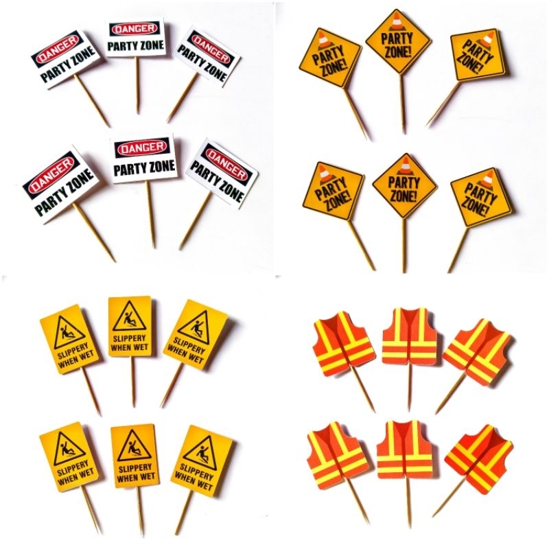Personalized / Customized Printed Cupcake Toppers (12 pcs) Shopee Philippines