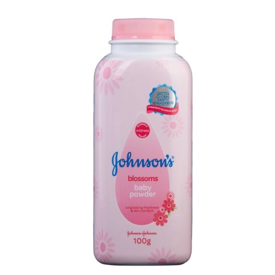 Johnson's Baby Powder 100g – Gentle Talcum Powder for Newborns, Soft & Smooth Skin Care, Hypoallergenic Baby Essentials, Moisture Absorbing Formula for Daily Use