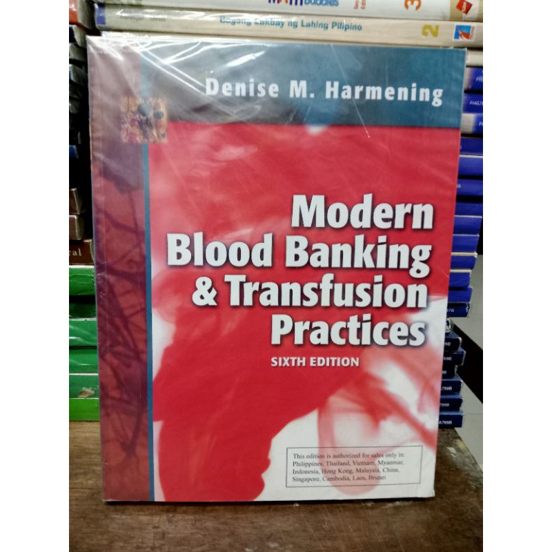 Modern Blood Banking and Transfusion Practices 6th Edition (Brandnew) | Shopee Philippines