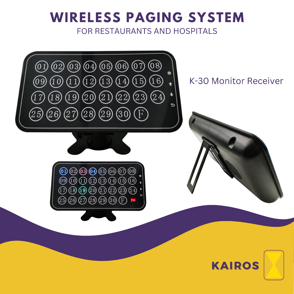 Wireless Calling System Display Monitor for Restaurants and Hospitals ...