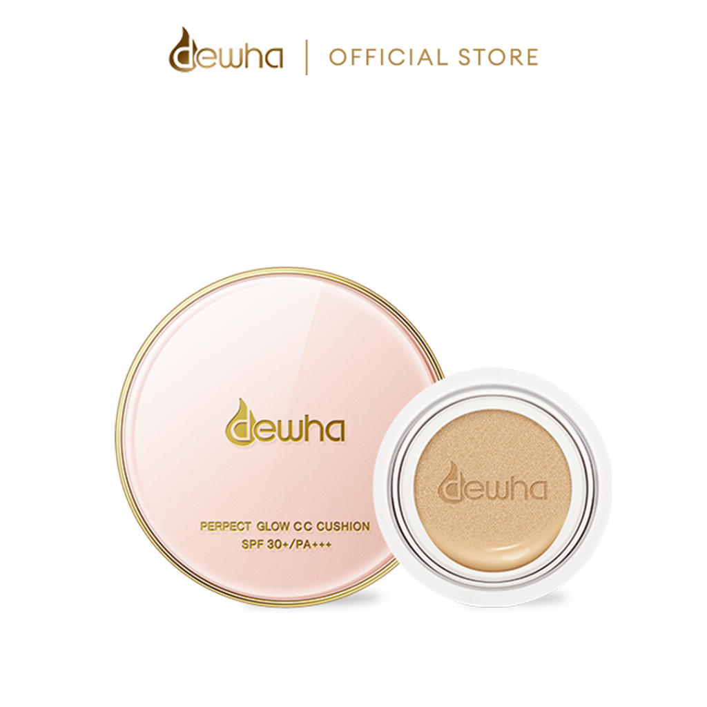 Dewha Perfect Glow CC Cushion SPF30 Foundation Makeup And Refill Pack