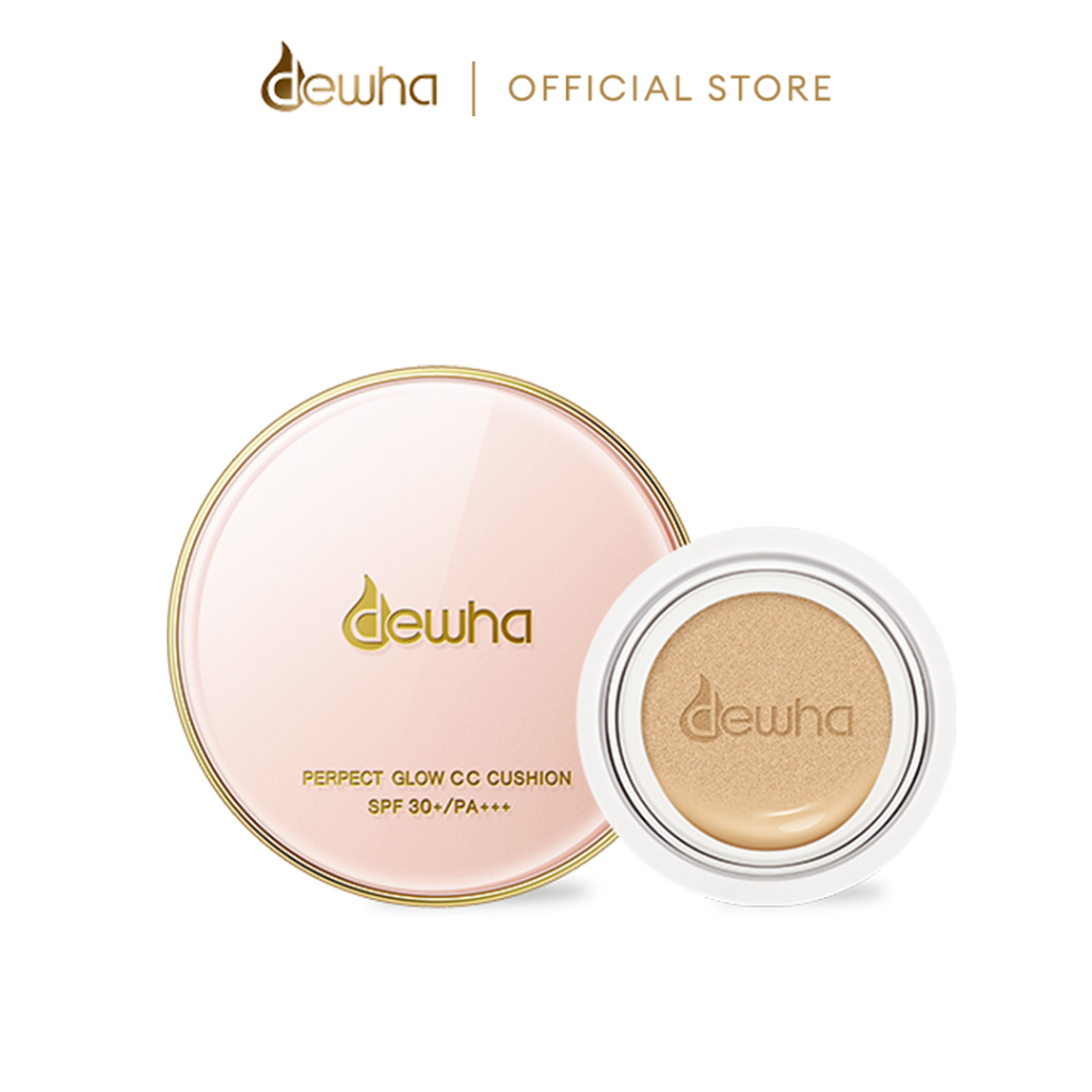 Dewha Perfect Glow CC Cushion + CC Cushion Refill Pack (Ivory ...