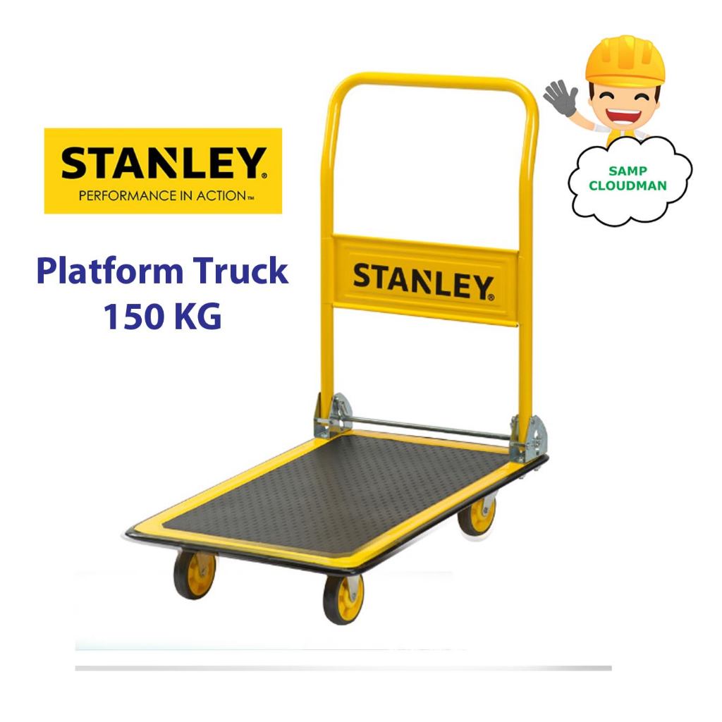 Stanley Platform Truck 150Kg Capacity Foldable Light Weight Push Cart
