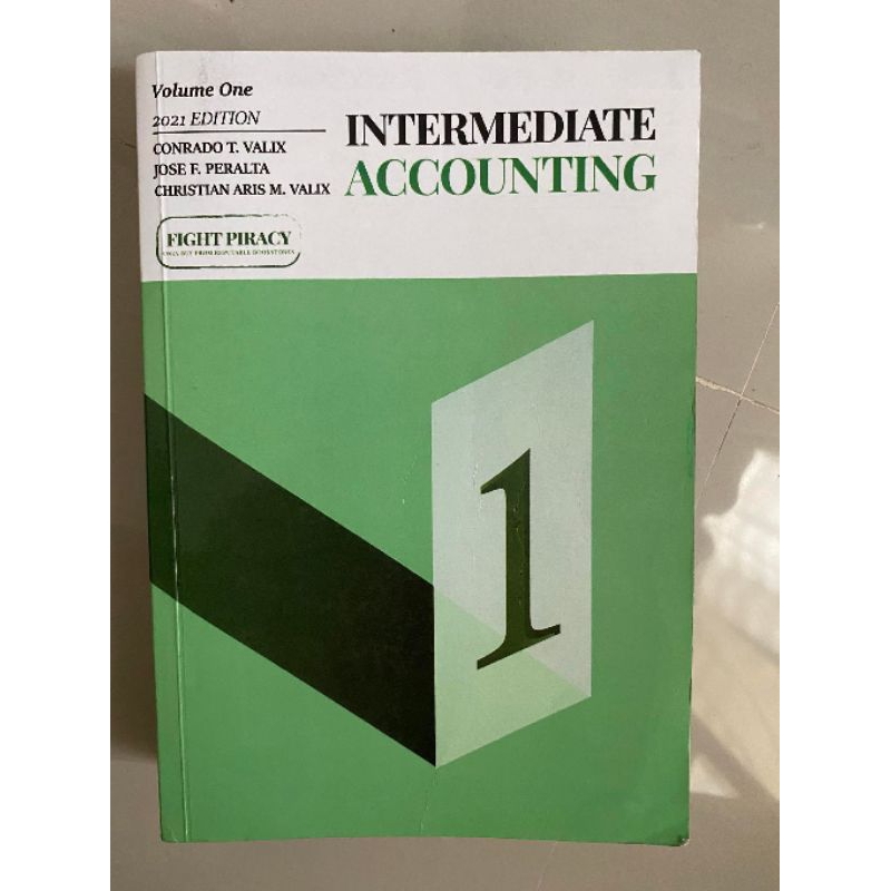 INTERMEDIATE ACCOUNTING 1 BY VALIX Shopee Philippines