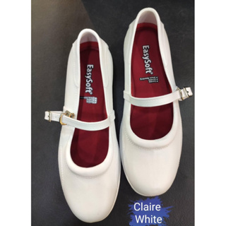 World Balance Easy Soft Claire Ladies White Shoes Nursing Student