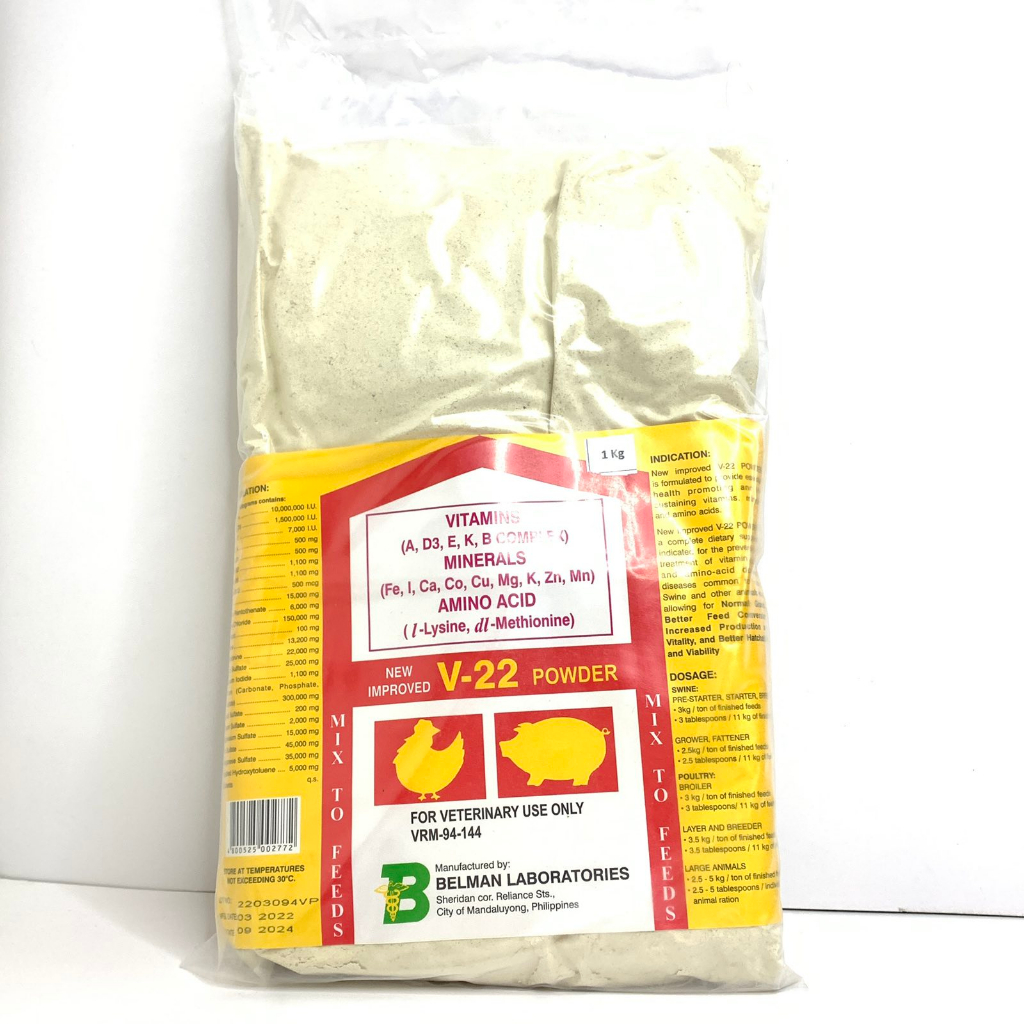 VETKLIX] V22 Powder Feed Supplement for Gamefowl Vitamin and Amino