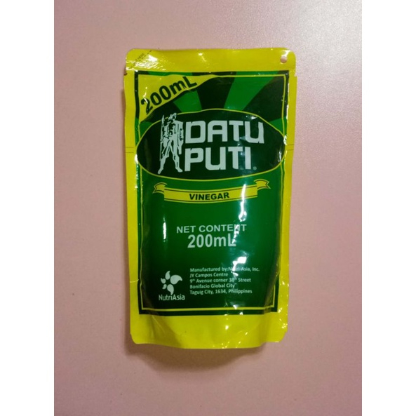 Datu Puti Vinegar 200ml Shopee Philippines