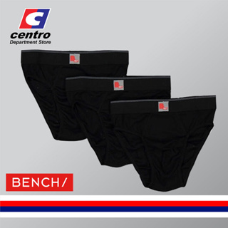 BENCH Men's 3-in-1 Pack Hipster Brief, Large, Black: Buy Online at Best  Price in UAE 