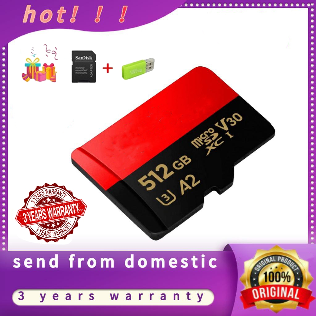 memory card U3 SD card 128GB 256GB 512GB sd card C10 90MB/s Micro SD