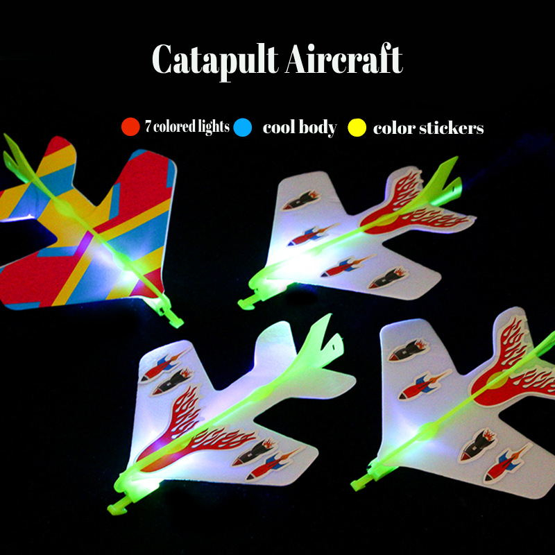 DIY Plane Toys Air Plane Model Flying Plane Elastic Rubber Band ...