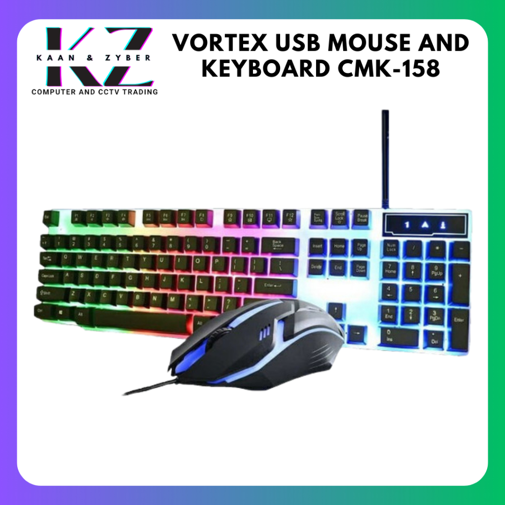 Vortex usb mouse and keyboard cmk 158 combo shopee philippines
