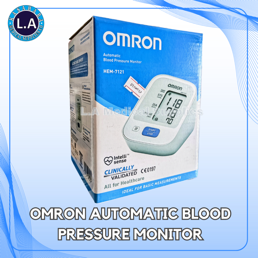 Original Omron Automatic Blood Pressure Monitor HEM 7121 Shopee Philippines