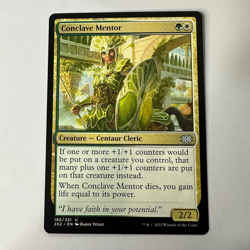 CONCLAVE MENTOR | CENTAUR CLERIC | DOUBLE MASTERS 2022 | MULTICOLOR ...