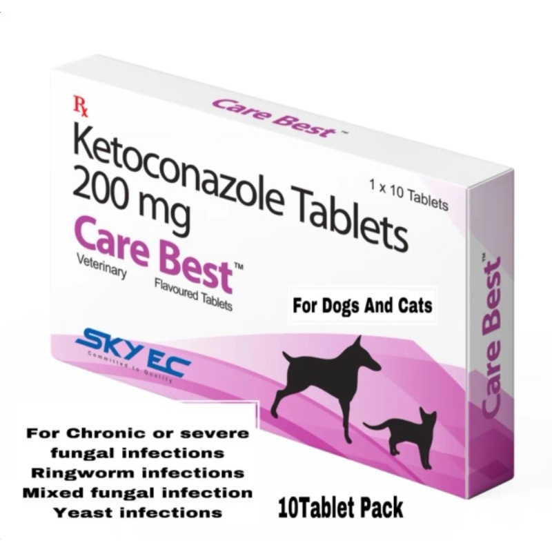 Sky EC Care Best Ketoconazole Tablets Anti Fungal Infections 10Tablets