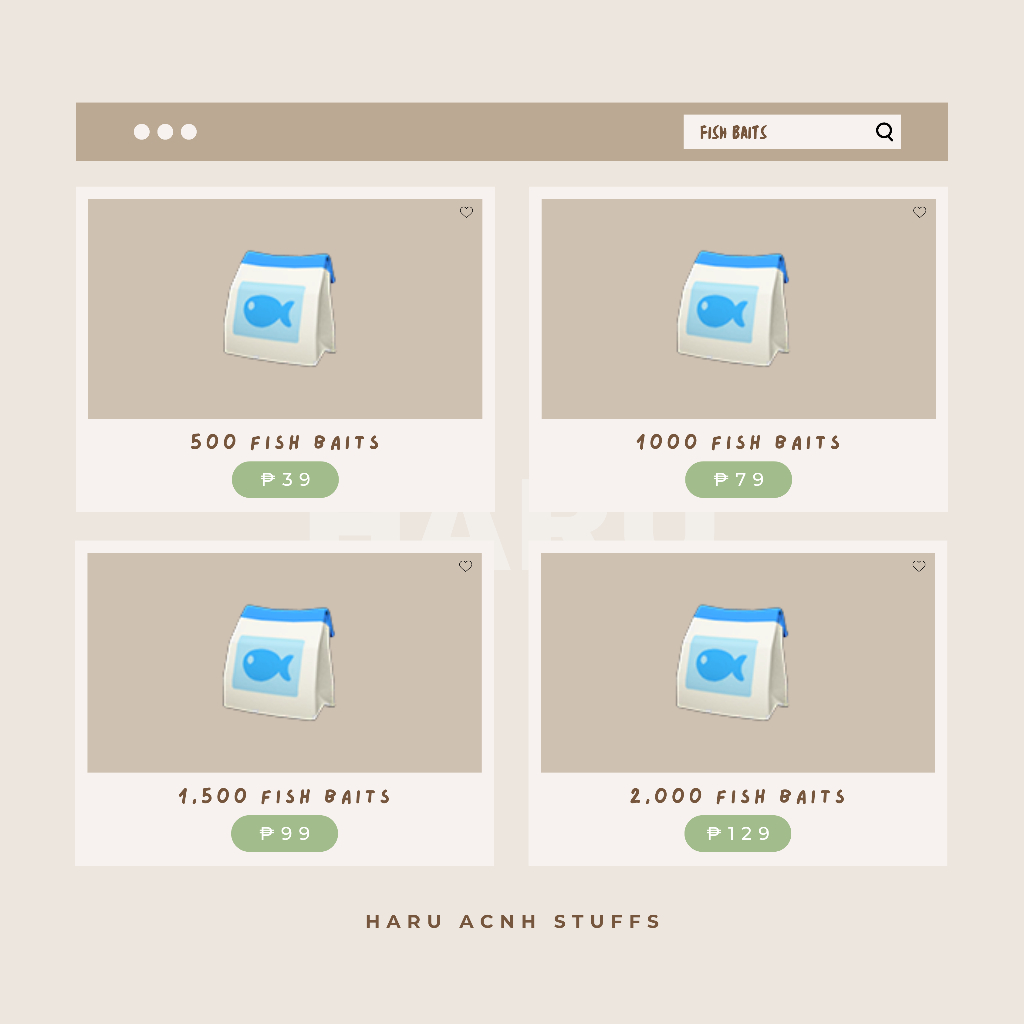 ACNH Bells, Items, DIY's, Materials (Animal Crossing New Horizons