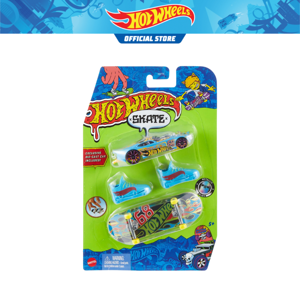 Hot Wheels x Tony Hawk Skate Donut Skatepark With 1 Fingerboard & 1 Pair Of Skate Shoes Set de la Collection - SS22 - FR