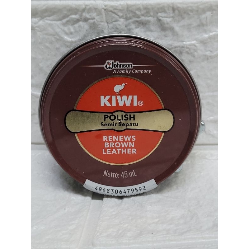 KIWI Mid Tan Shoe Polish Renews & Proects Leather 32g (1-1/8 Oz