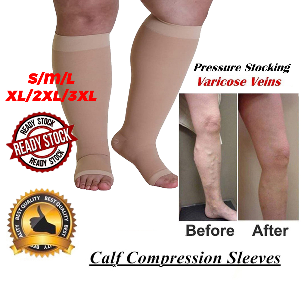 1540 mmhg Opaque S3XL Compression Socks Varicose Vein Anti Embolic