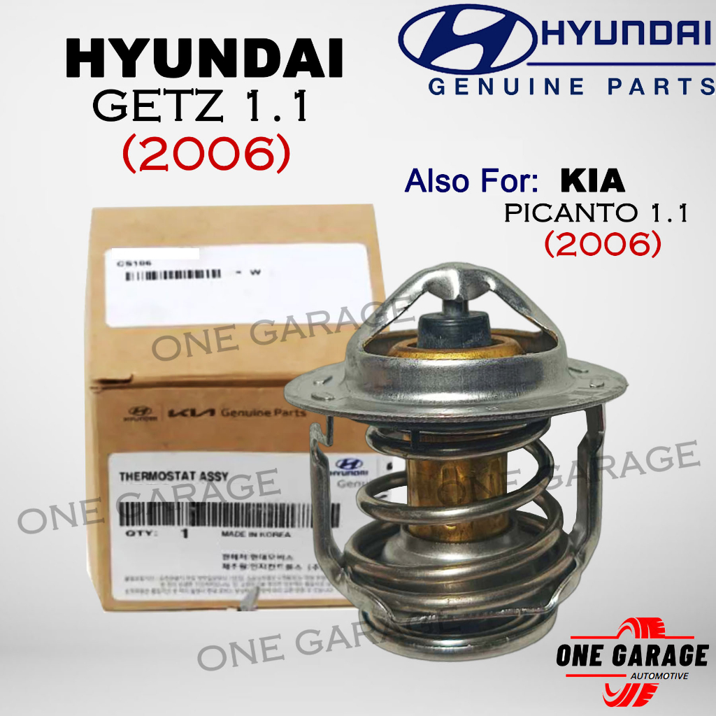 Thermostat Valve For HYUNDAI GETZ i10 1.1, ATOZ / KIA PICANTO 1.1 (2006) MADE IN KOREA Shopee
