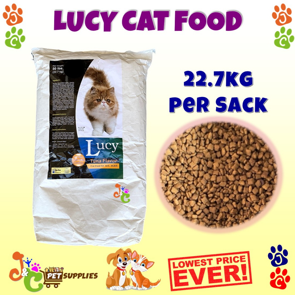 Lucy Cat food REPACKED per 1 KILO Shopee Philippines