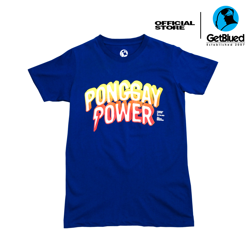 GetBlued Collabs Ponggay Gaston Ponggay Power Royal Blue T-Shirt For ...