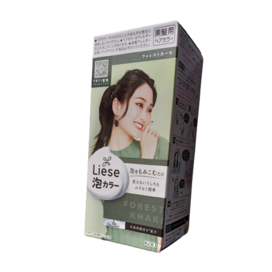 Liese Creamy Bubble Hair Color (Forest Khaki) Shopee Philippines