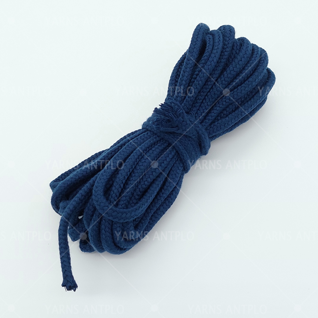 Yarns Art 6mm MACRAME BRAIDED COTTON CORD ROPE STRING FOR CRAFTS & DIY