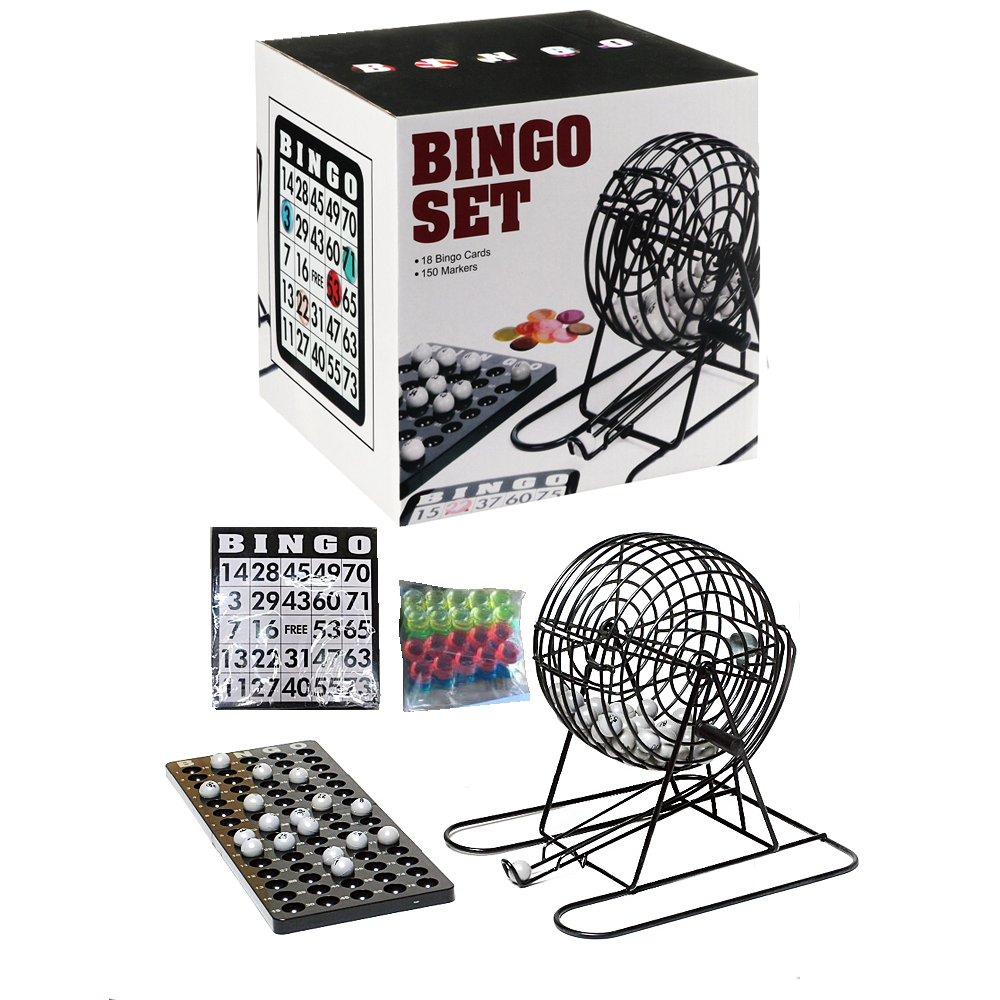 Bingo Set Game Rotary Cage /Party Table Games Bingo Game Set / Bingo ...