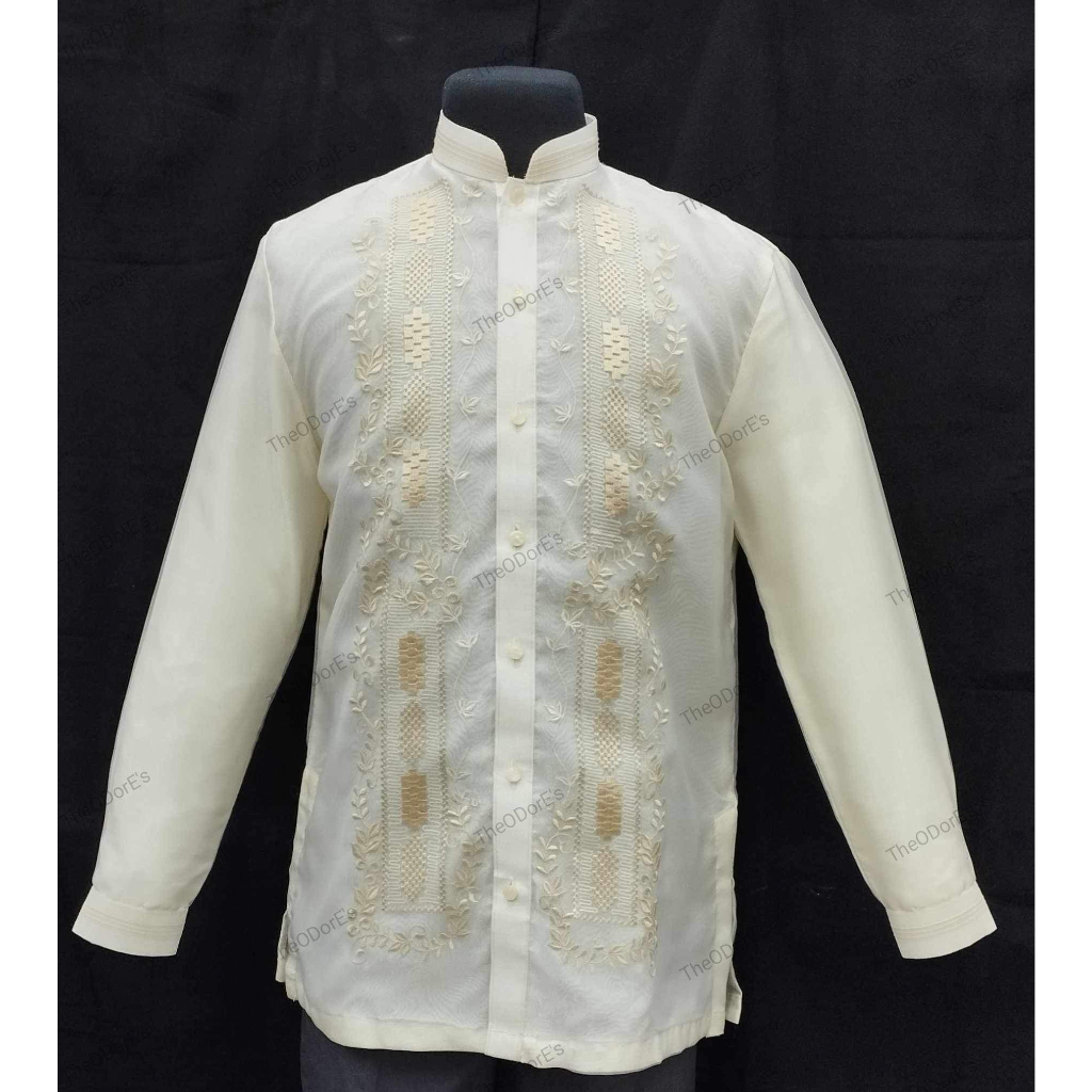 Barong Tagalog Pina Organza Zandro Chinese Collar Shopee Philippines