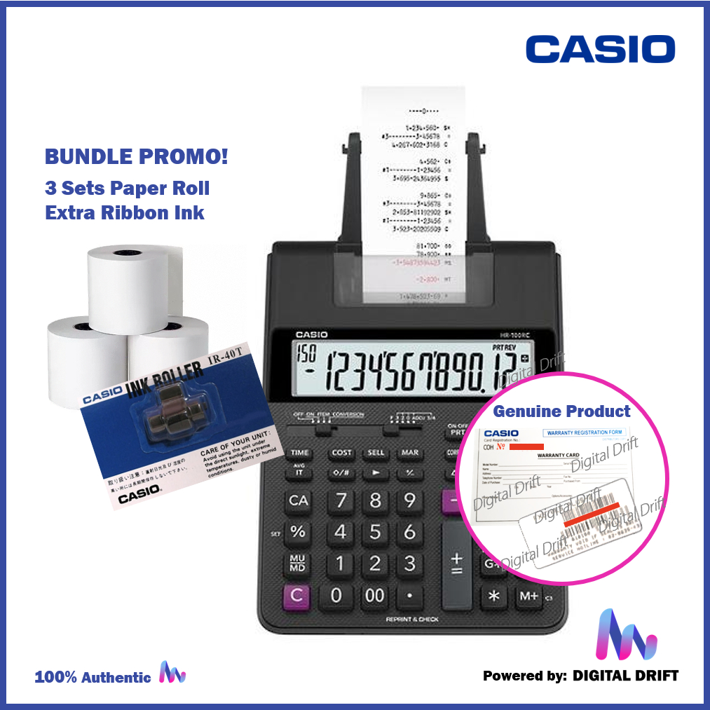 Calculadora casio best sale hr 100 rc