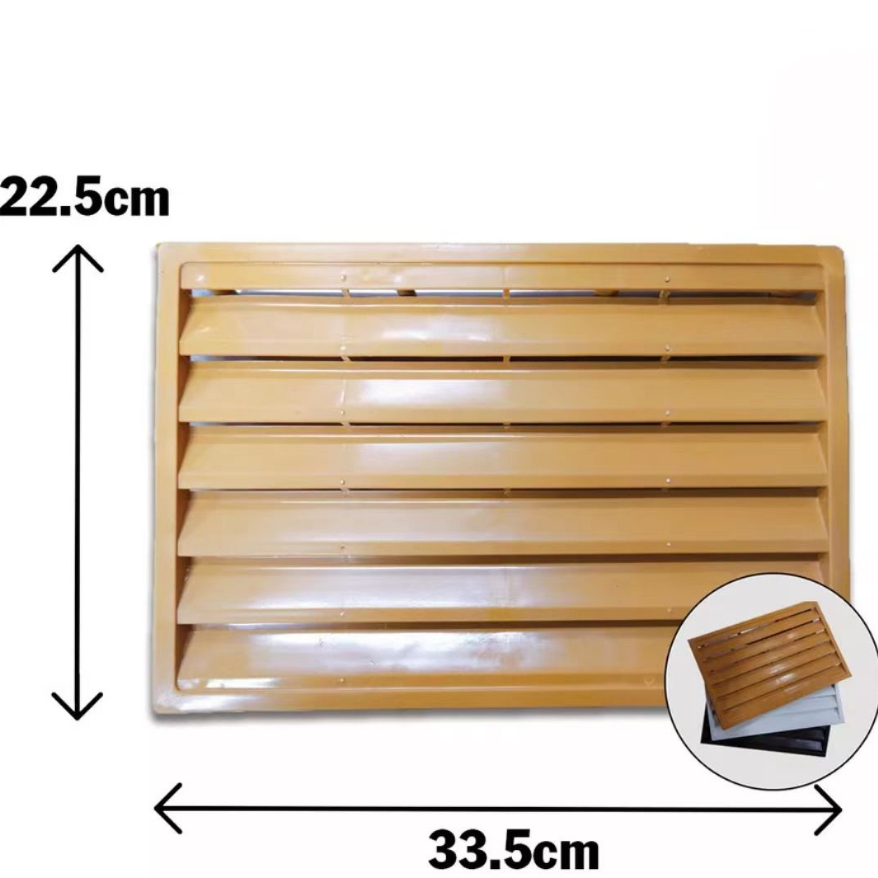 PVC DOOR LOUVER ONLY REPLACEMENT LOUVER BATHROOM DOOR / SINGAWAN (1pair
