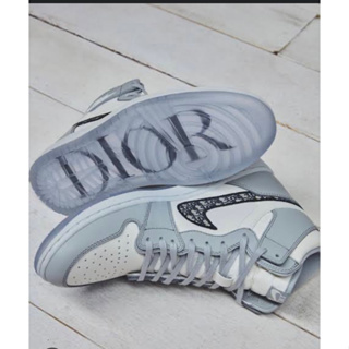 Men White Nike X Dior Air Jordan 1, Size: 41-45