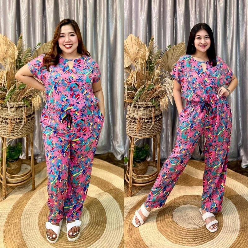 ️ LENA SOFT LINEN COORDS(LARGE - 2XL) | Shopee Philippines