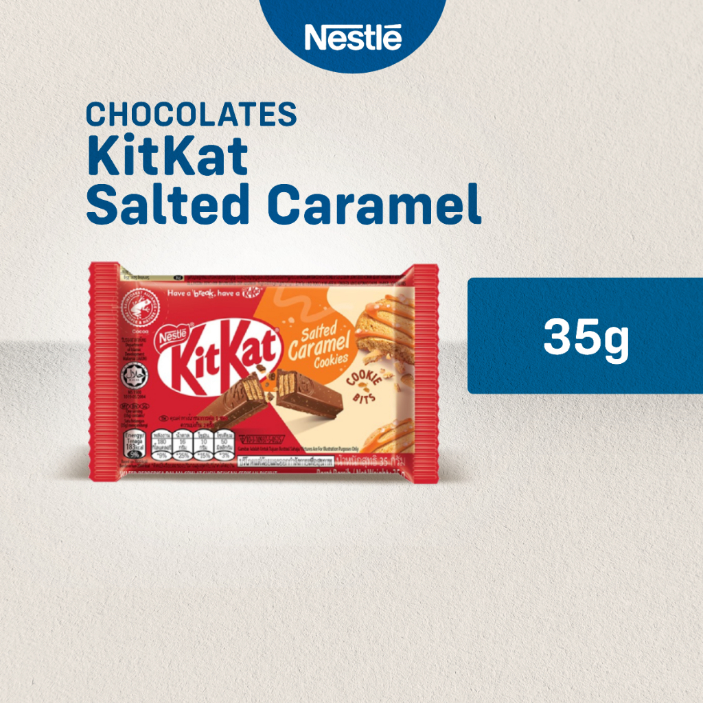 KitKat 4Finger Salted Caramel Cookies 35g Shopee Philippines