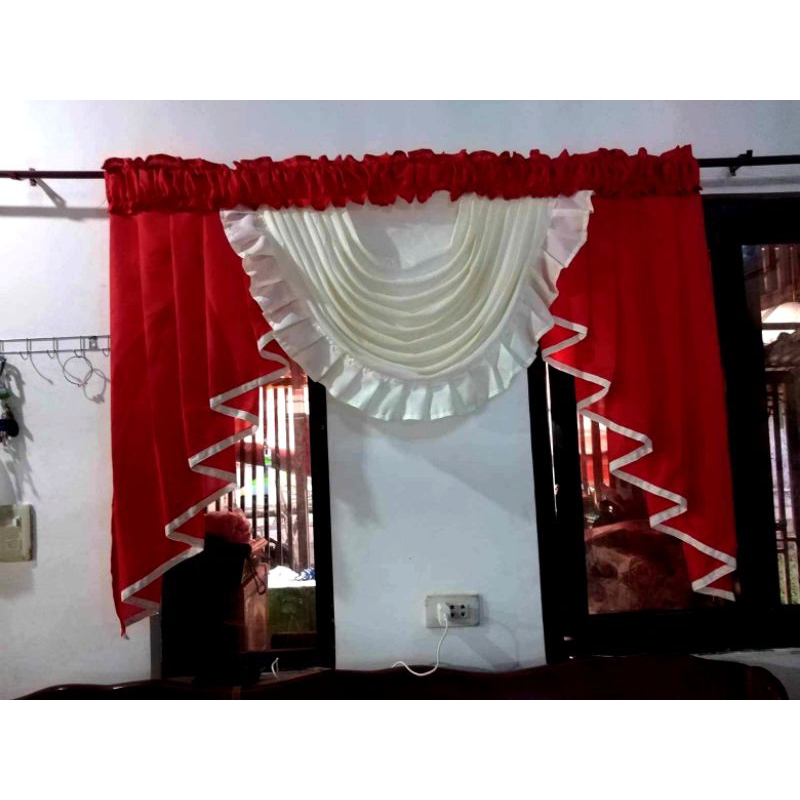 Single valance plain geena cloth (50