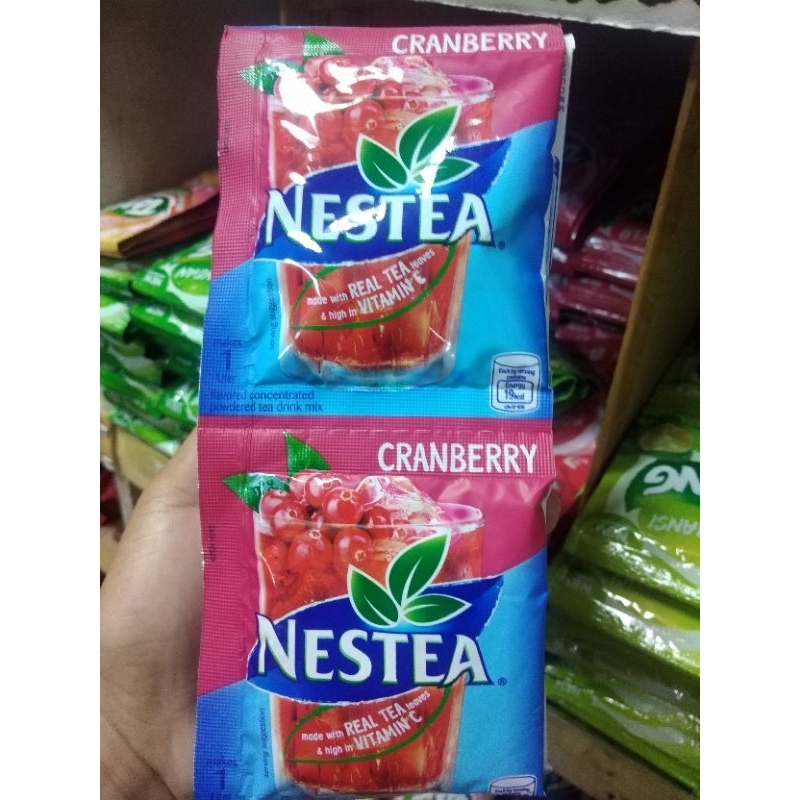 NESTEA CRANBERRY juice sachet, 25gx6pcs. Shopee Philippines