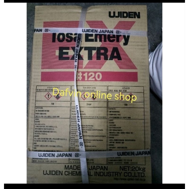 Emery Powder black (aluminum oxide), 120 20kgs (1box per check out ...