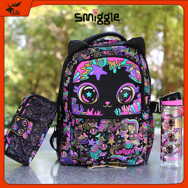 【Manila Ship】Smiggle Backpack Cute Cat Classic backpack Shopee