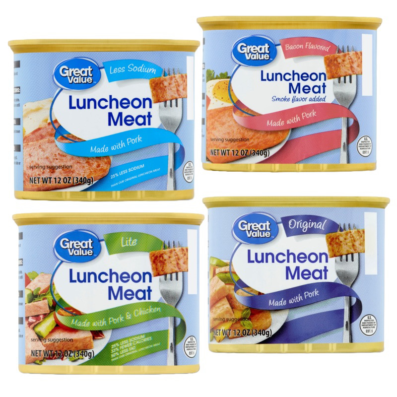 🇺🇸 GREAT VALUE LUNCHEON MEAT Shopee Philippines