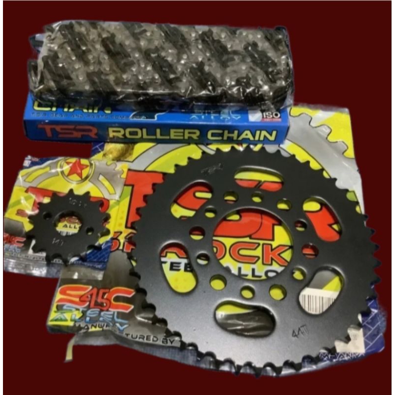 SprOCKeT[SET-] --EuRO 125/150 CaFE RACER KEEWAY-- TSR---- | Shopee ...