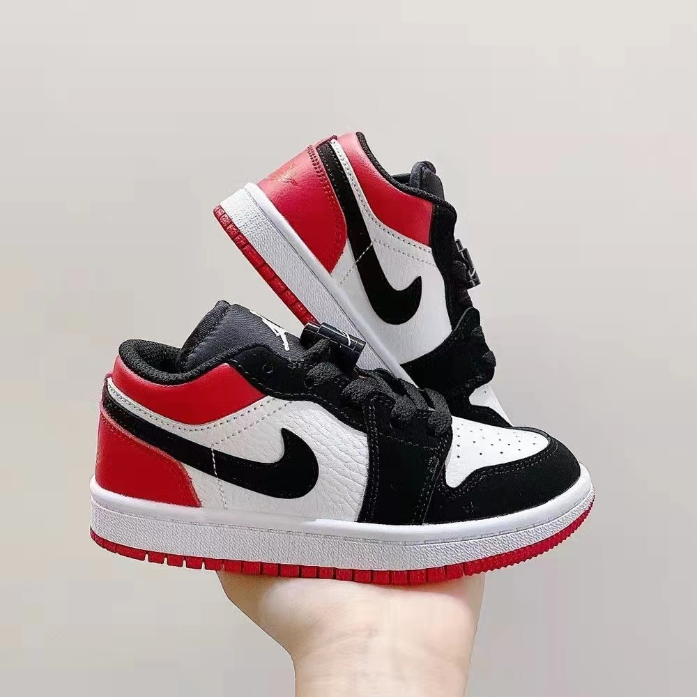 Fashion Jordan 1 low cut rubbershoes sneakers for kids1868