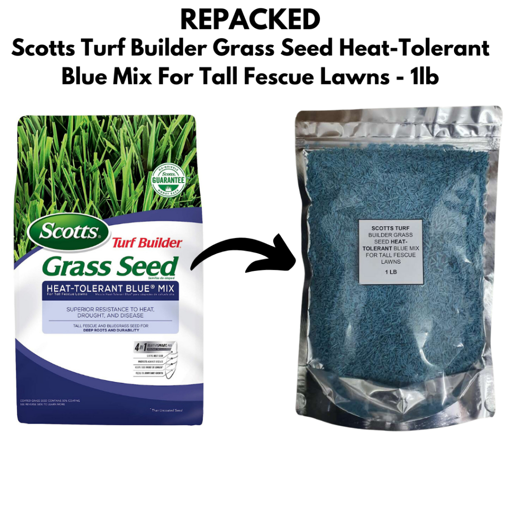 Scotts Turf Builder Grass Seed HeatTolerant Blue Mix For Tall Fescue