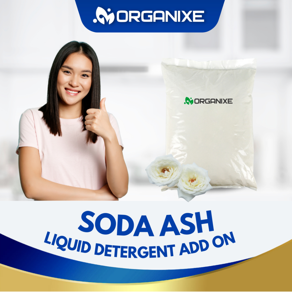 Organixe 1KG Soda Ash Washing Soda Component for Liquid Bleach Kit
