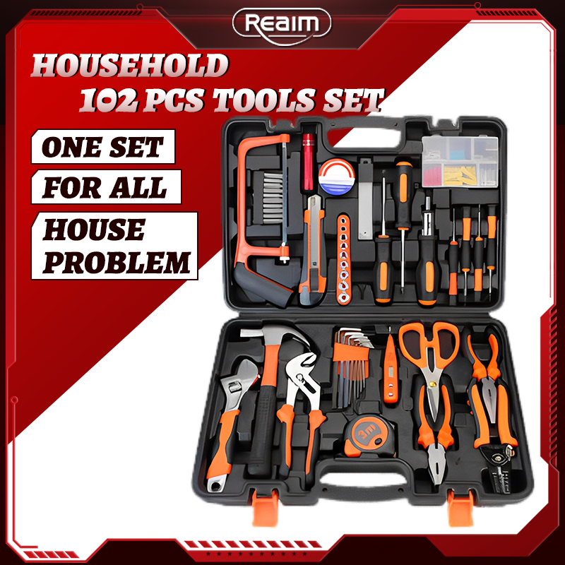 REAIM Household Set Tool Box Hand Tool for motorcycle bike kit heavy ...